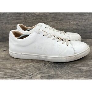 Unlisted by Kenneth Cole Casual Stand Leather Sneakers Men's Size 10 White